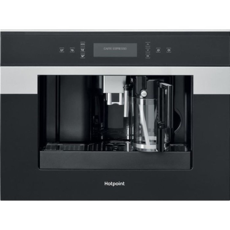 Hotpoint CM9945H Built-In Coffee Machine - Black