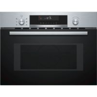 Refurbished Bosch Serie 6 CMA585MS0B Built In 44L 900W Combination Microwave Oven Stainless Steel