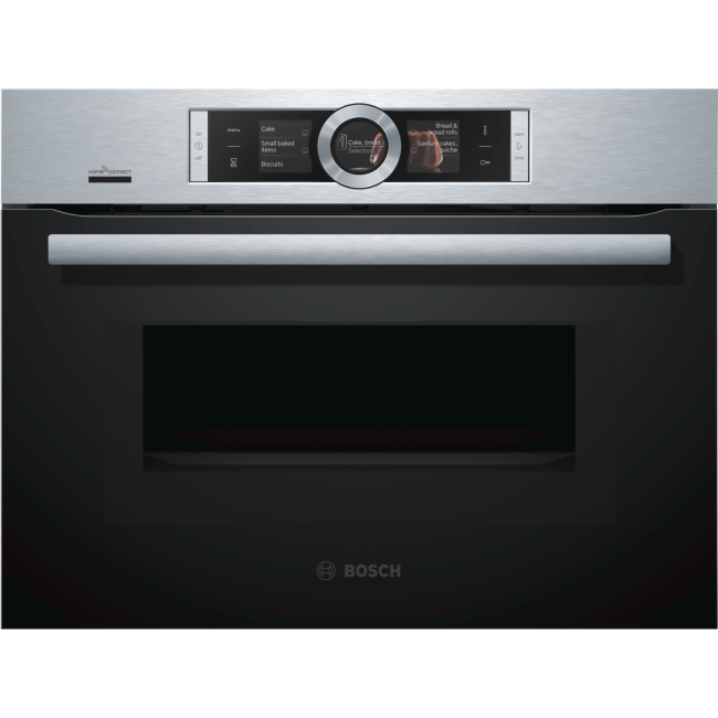 Bosch Series 8 Compact Combination Oven and Microwave with Home Connect - Stainless Steel