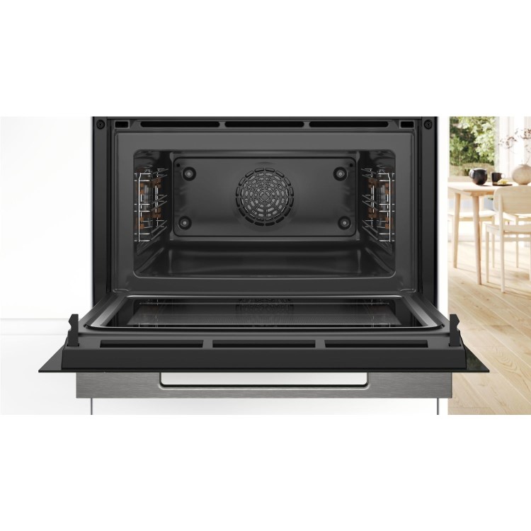 Bosch Series 8 Built-In Combination Microwave Oven - Black