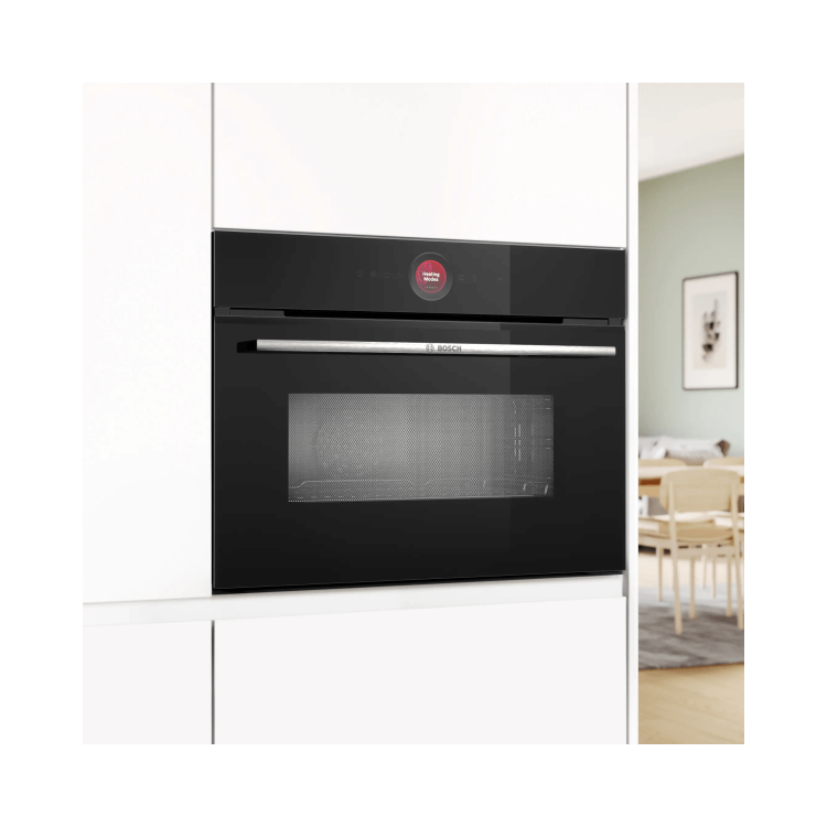 Bosch Series 8 Built-In Combination Microwave Oven - Black