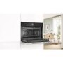 Bosch Series 8 Built-In Combination Microwave Oven - Black