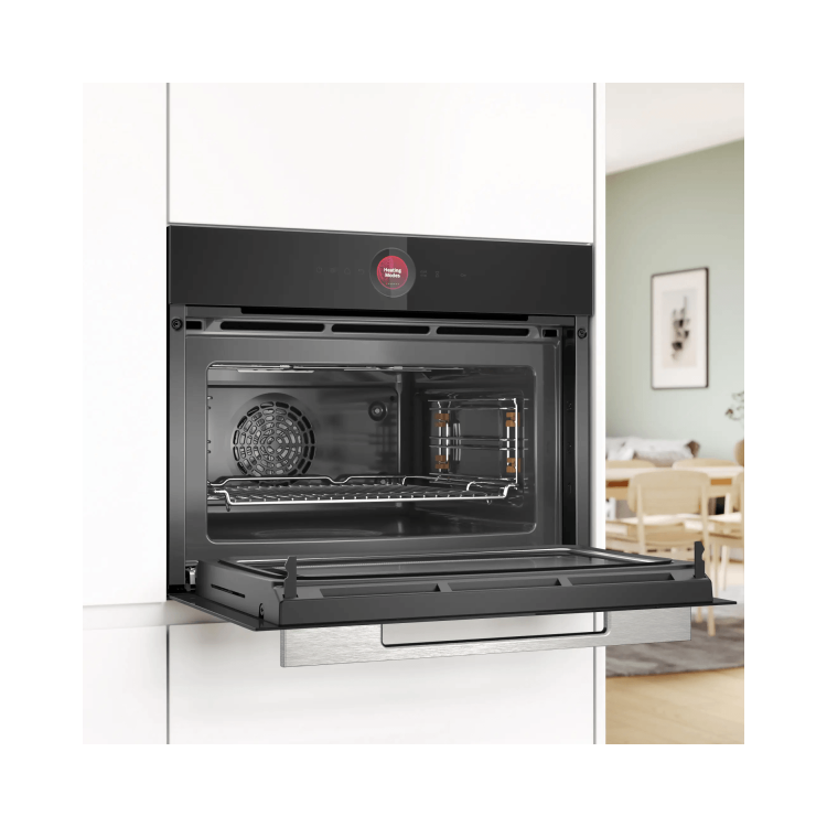 Bosch Series 8 Built-In Combination Microwave Oven - Black
