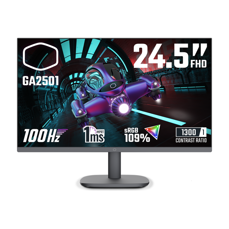 Cooler Master GA2501 24.5" Full HD IPS 100Hz 1ms Gaming Monitor