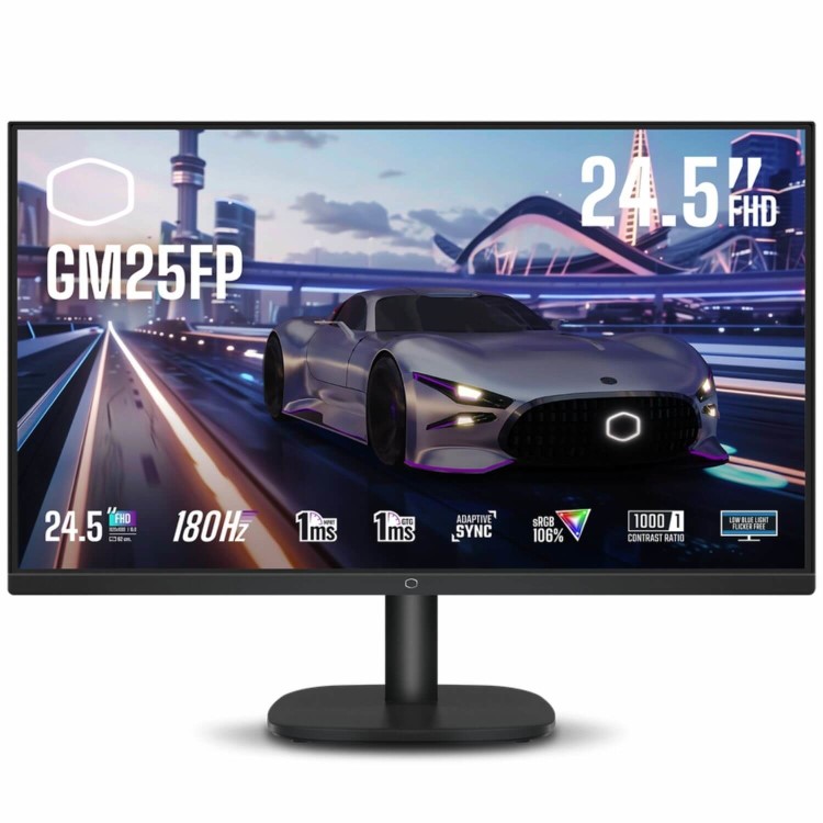 Cooler Master GM25FP 24.5" IPS Full HD 180Hz 1ms Gaming Monitor