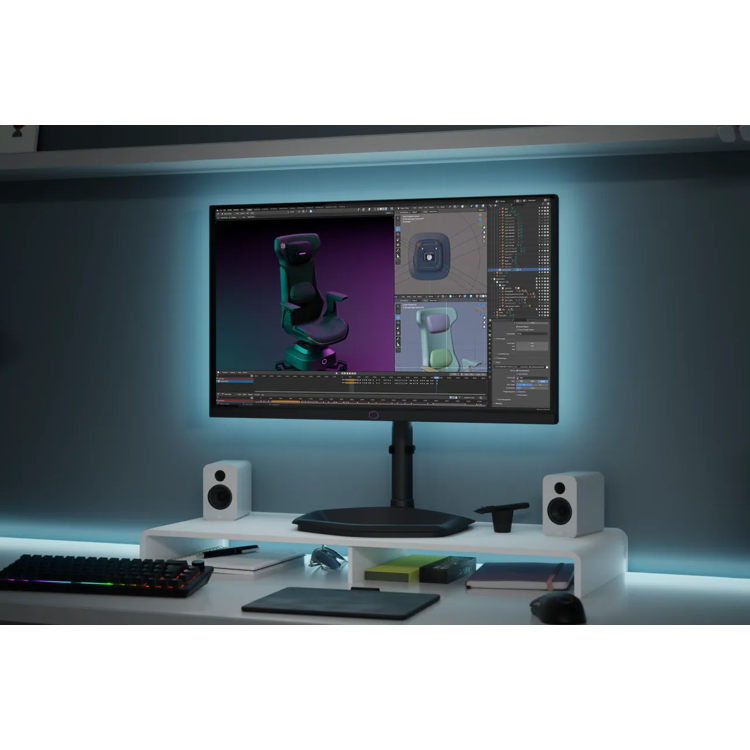 Cooler Master GP2711-EK 27" VA QHD 165Hz 1ms Quantum Dot Mini LED Gaming Monitor