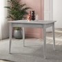 Grey Solid Wood Extendable Dining Table - Seats 4 - Cami