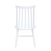 Set of 2 White Wooden Spindle Dining Chairs - Cami