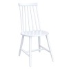 Set of 2 White Wooden Spindle Dining Chairs - Cami