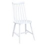 Set of 2 White Wooden Spindle Back Dining Chairs - Cami