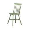 Set of 2 Olive Green Wooden Spindle Back Dining Chairs - Cami