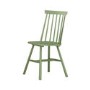Set of 2 Olive Green Wooden Spindle Back Dining Chairs - Cami