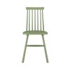 Set of 2 Olive Green Wooden Spindle Back Dining Chairs - Cami