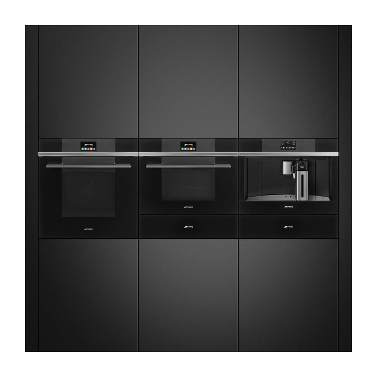 Smeg Linea Built-in Automatic Coffee Machine - Black