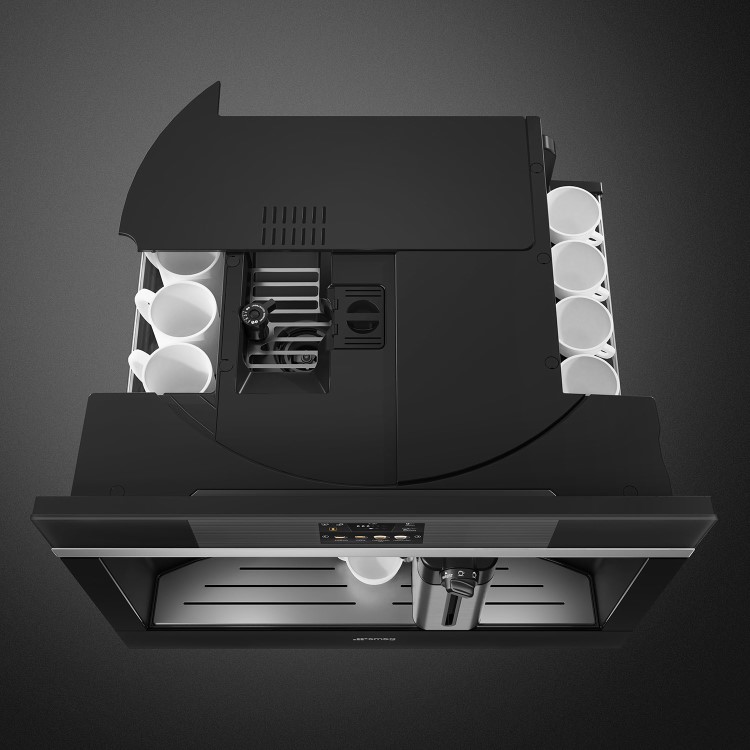 Smeg Linea Built-in Automatic Coffee Machine - Black