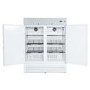 Refurbished CoolMed CMS500 Freestanding 120 Litre Solid Double Door Large Fridge