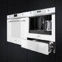 Smeg CMSC451B Linea Compact Fully Automatic Built-in Coffee Machine White