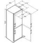 Refurbished Liebherr CNef3115 Freestanding 260 Litre 50/50 Frost Free Fridge Freezer Stainless Steel