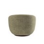 Sage Green Chenille Round Swivel Tub Chair - Celine
