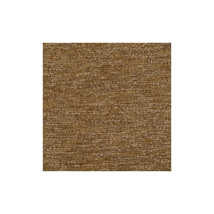 Caramel Brown Chenille Round Swivel Armchair - Celine