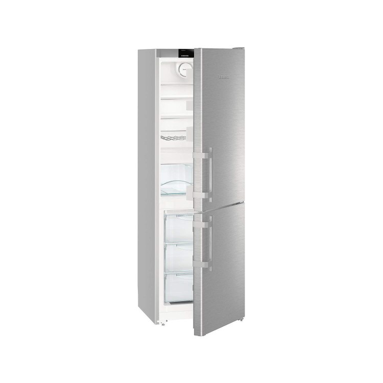Refurbished Liebherr Comfort CNef3515 Freestanding 308 Litre 70/30 Fridge Freezer Stainless Steel
