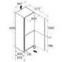 Refurbished Liebherr CNsfd5203 Freestanding 330 Litre 60/40 Frost Free Fridge Freezer With Easy Fresh Silver