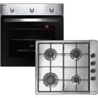Refurbished Candy COGHP60X/E Multifunction 60cm Electric Oven & Gas Hob Pack