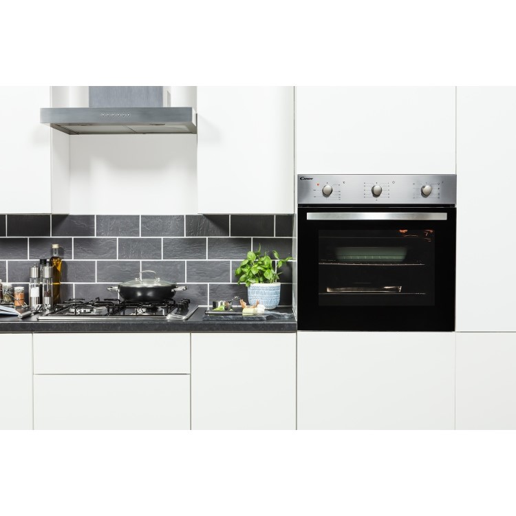 Refurbished Candy COGHP60X/E Multifunction 60cm Electric Oven & Gas Hob Pack