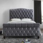 Birlea Colorado Upholstered Grey Super King Size Bed