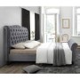 Birlea Colorado Upholstered Grey Super King Size Bed