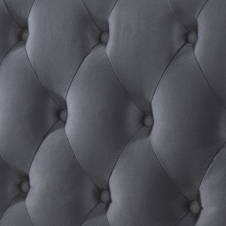 Birlea Colorado Upholstered Grey Super King Size Bed