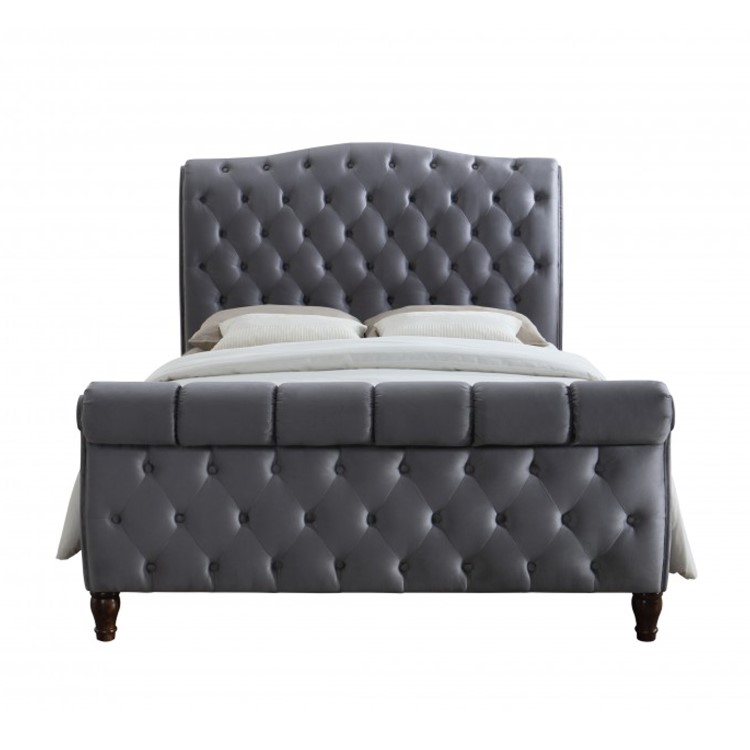 Birlea Colorado Upholstered Grey Super King Size Bed