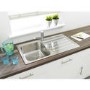 Stainless Steel 1 Bowl Reversible Kitchen Sink 860x500mm - Taylor & Moore