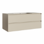 1200mm Beige Wall Hung Vanity Unit with Basin - Como