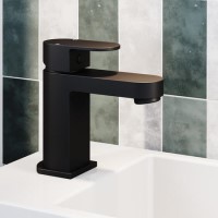 ONLY OPENED - Matt Black Cloakroom Basin Mixer Tap - Como