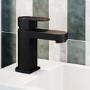 ONLY OPENED - Matt Black Cloakroom Basin Mixer Tap - Como