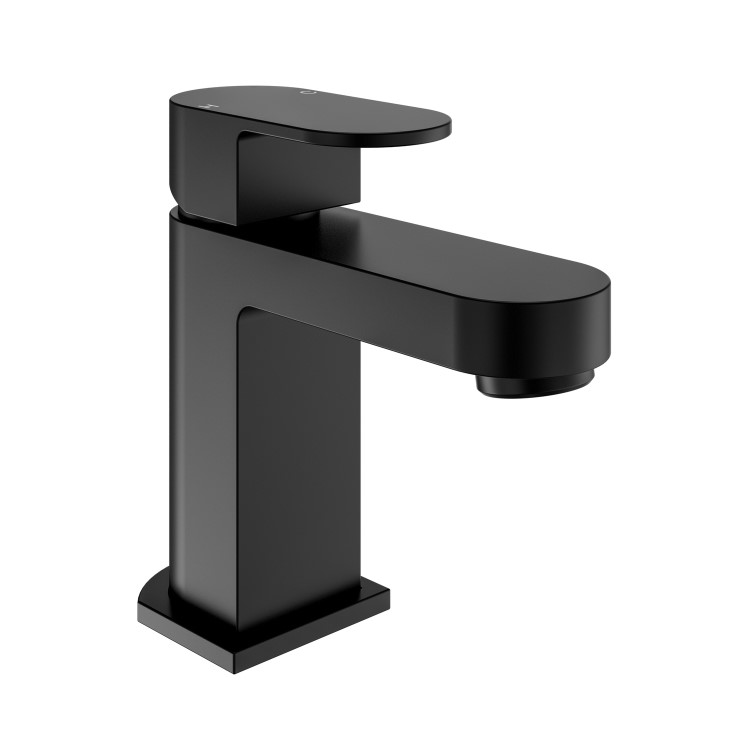 ONLY OPENED - Matt Black Cloakroom Basin Mixer Tap - Como