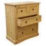 Corona Mexican 2+2 Chest of Drawers In Solid Pine 