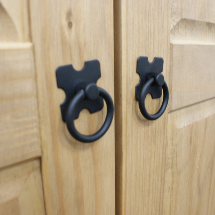 Corona Mexican 3 Door Wardrobe in Solid Pine 