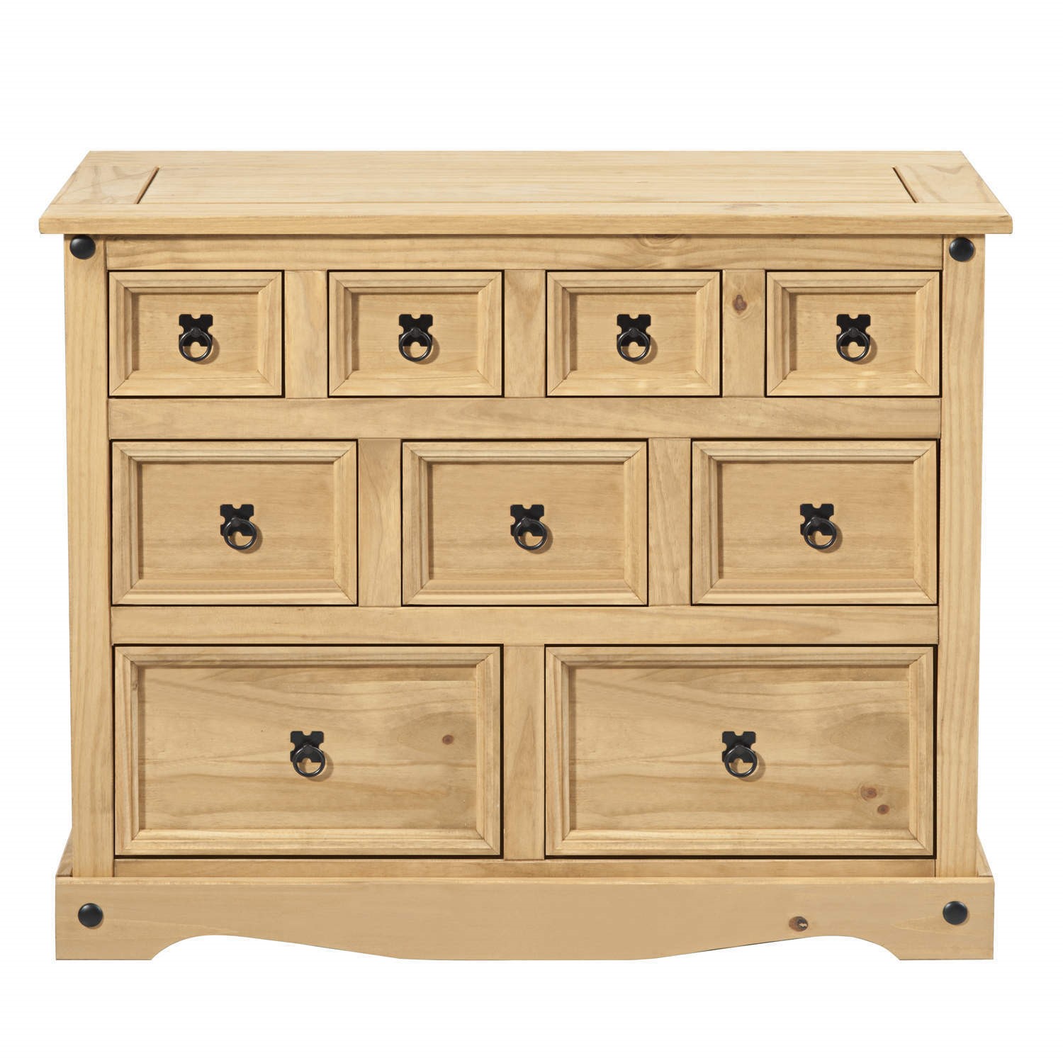 Corona Solid Pine Merchant Chest of Drawers - Page 1 - - BuyItDirect.ie