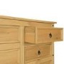 Corona Mexican Solid Pine Chest of Drawers with 6 Drawers