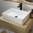 A1/CORGW450X320 ONLY OPENED - White Rectangular Countertop Basin 450mm - Corey