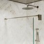 1000mm Nickel Shower Screen for Wet Room & Walk In Shower - Live Your Colour