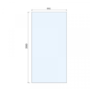 1000mm Nickel Shower Screen for Wet Room & Walk In Shower - Live Your Colour