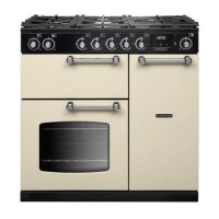 Rangemaster Cotswold 90cm Dual Fuel Range Cooker - Pale Cream