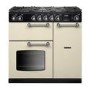 Rangemaster Cotswold 90cm Dual Fuel Range Cooker - Pale Cream