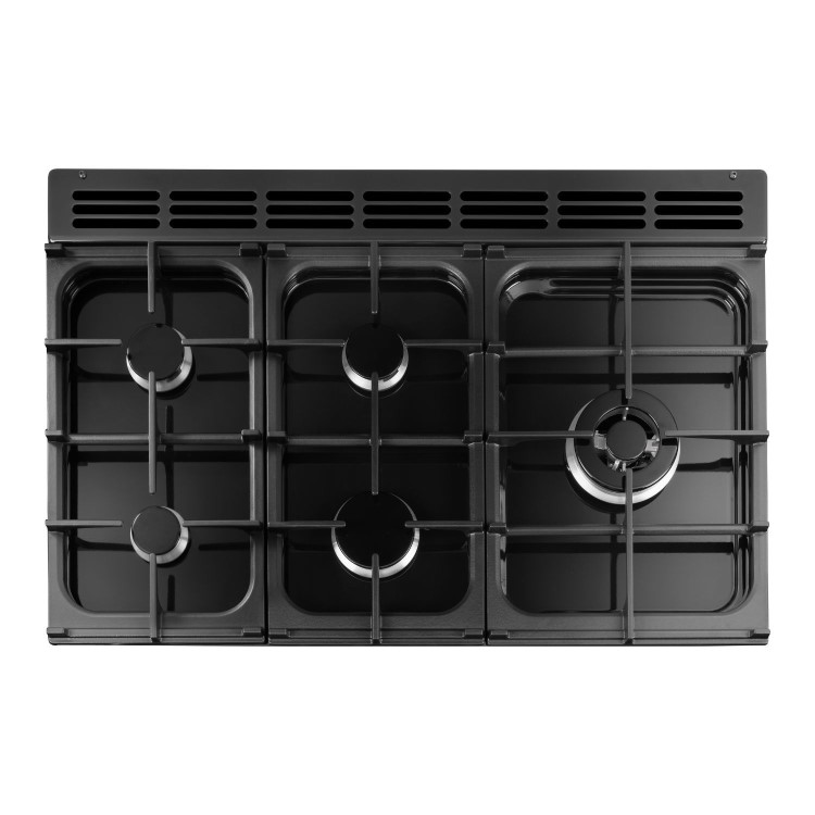 Rangemaster Cotswold 90cm Dual Fuel Range Cooker - Pale Cream