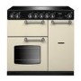 Rangemaster Cotswold 90cm Electric Induction Range Cooker - Pale Cream