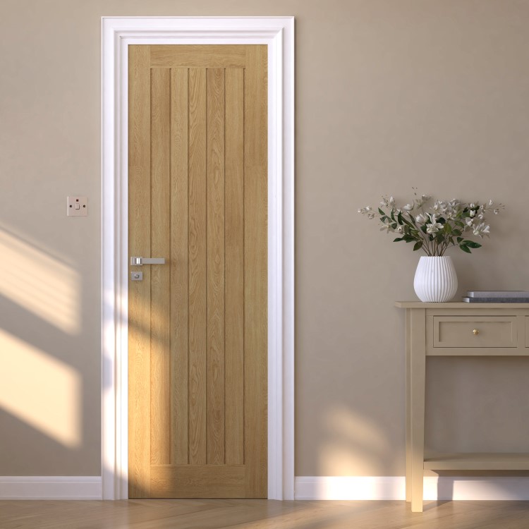 Oak Mexicano Prefinished Cottage Internal Door 1981 x 610mm
