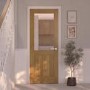 Oak Mexicano Prefinished Half Glass Panel Internal Cottage Door 1981 x 686mm